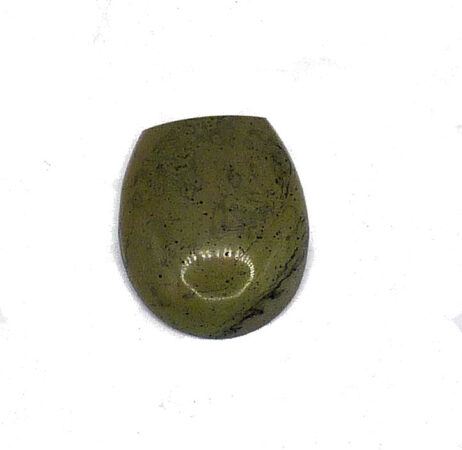 Grön bergslagssten, cabochon.