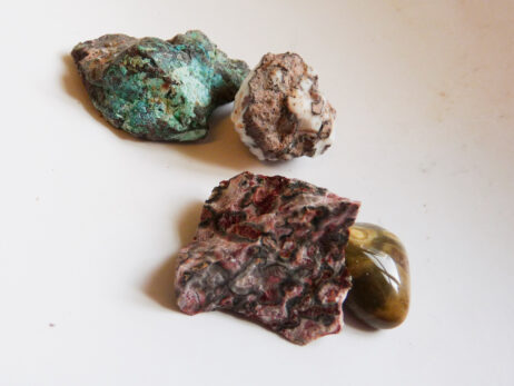 Leopardsskinnsjaspis, agat, krysokolla och oceanjaspis - Bild 3