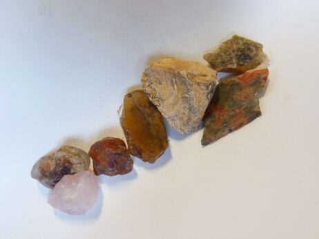 Bildjaspis, kalcedon/eldagat, agat, rosenkvarts, karneol och agat - Bild 3