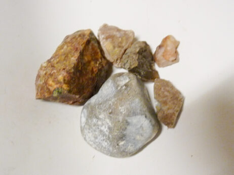 Opal, blå kalcedon, agat, agat och agat - Bild 4