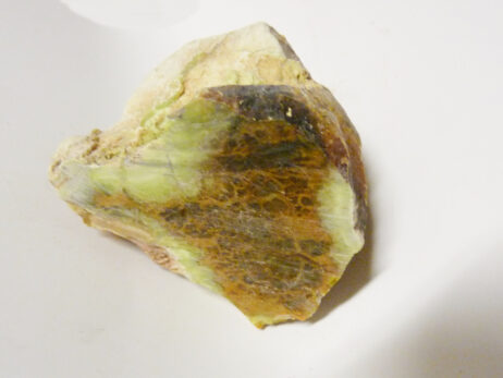 Gul och grön opal, stor råsten - Bild 4