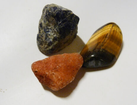 Lapis lazuli, tigeröga och karneol - Bild 2
