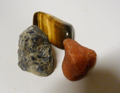 Lapis lazuli, tigeröga och karneol - Bild 3